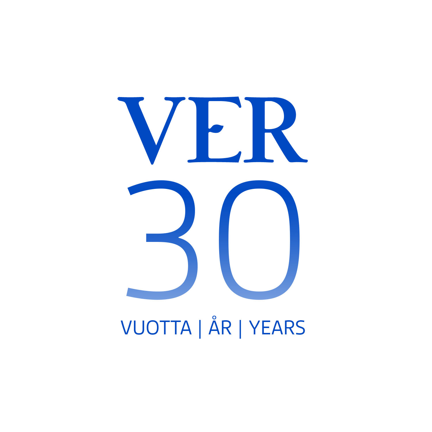Logo 30 vuotta